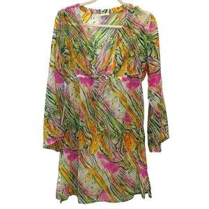 Pineapple Cove Swimsuit Beach Island Coverup Grandmacore Resort Vacay Large​​​​